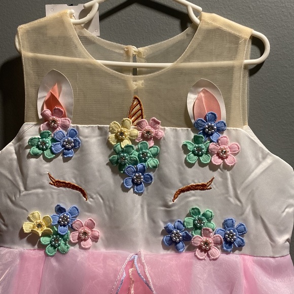 BRAND NEW GIRLS DRESS SIZE 10! NWT. SMOKE FREE HOME. - Picture 3 of 8